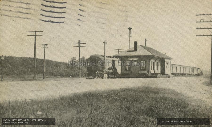 Postcard: Boston & Maine Station, Pine Point, Maine